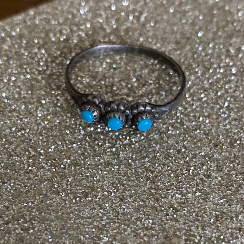 Turquoise ring | sterling silver |